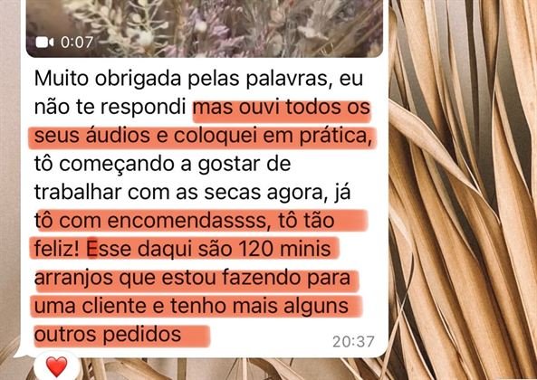Feedback de aluna