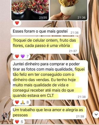 Feedback de aluna