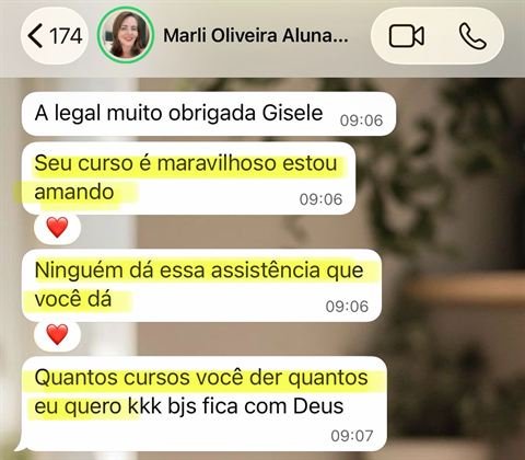 Feedback de aluna