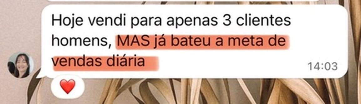 Feedback de aluna