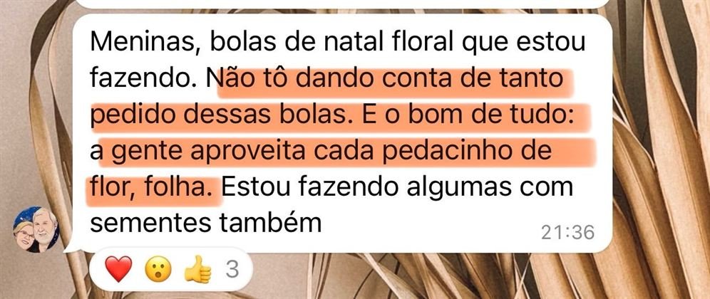 Feedback de aluna