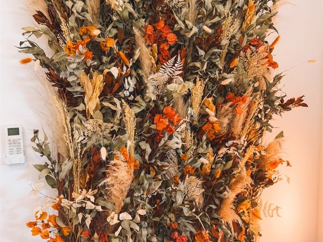 Painel de flores